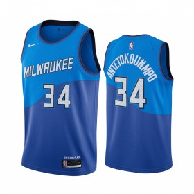 Camiseta Hombre Milwaukee Bucks Giannis Antetokounmpo 34 2020-21 City Edition Swingman